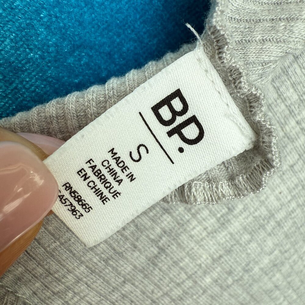 BP. Gray Ribbed Tank Top - Size S - Picture 6 of 6